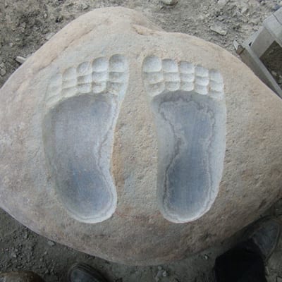 OEM Customized Granite Planter -
 Foot shape Intagio from xiamen supplier – Magic Stone