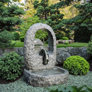 Contemporary Indoor Rock Waterfall Fountains Classic Cascading Decorative Stone Statue Large Size for Outdoor