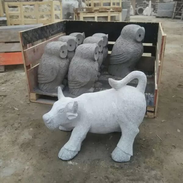 Factory wholesale Slabstone -
 Life size sheep statue – Magic Stone