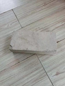 Antiqued Finish Full-Size White Clay Bricks Solid Firebricks
