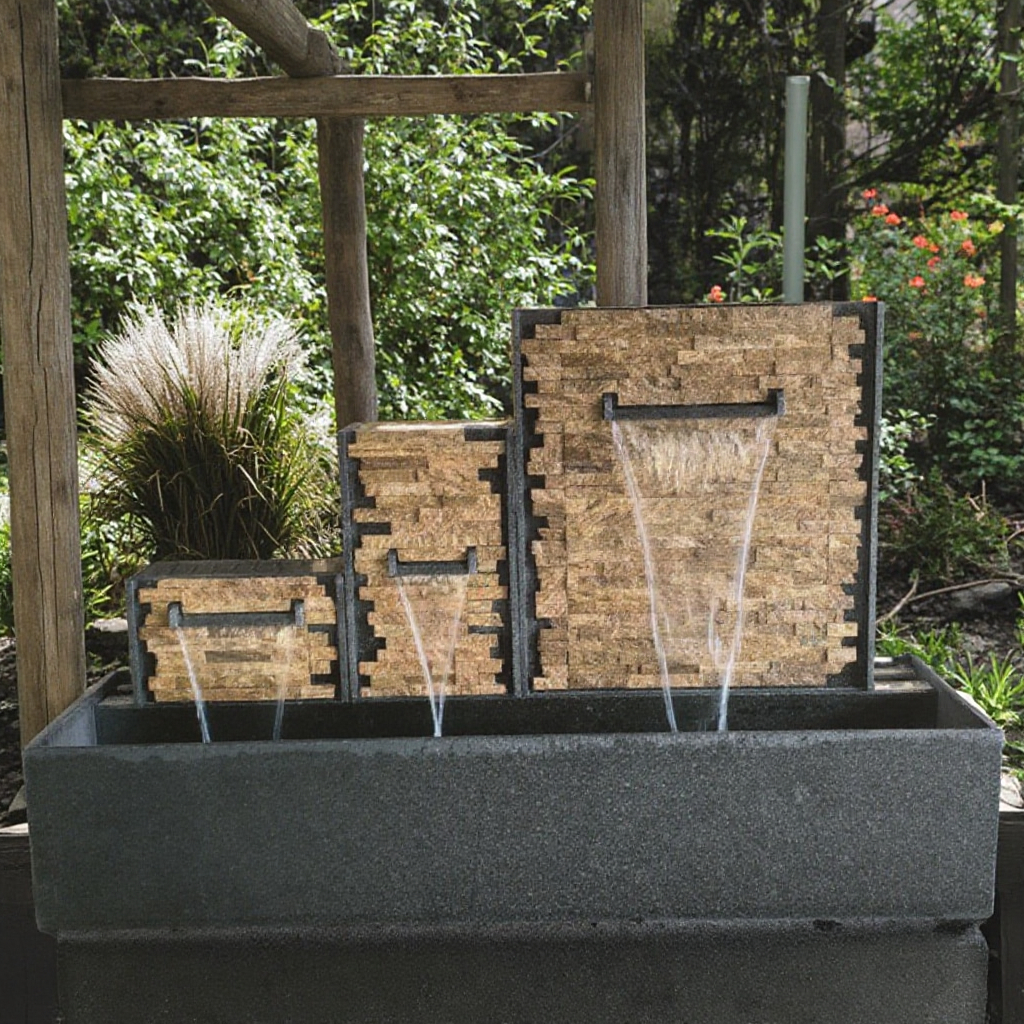 Granite Fountain: Timeless Sophistication for Your Outdoor Oasis