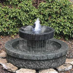 Great Quality European Style Water Fountain Hand Carved Nature Granite Stone for Garden & Park Use Outdoor Application