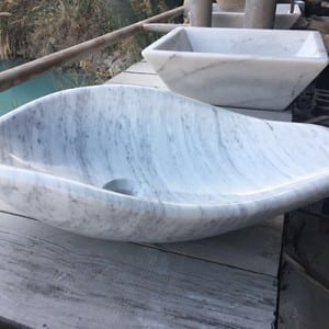 2017 China New Design Marble Vessel Sink -
 Bathroom marble stone sink – Magic Stone