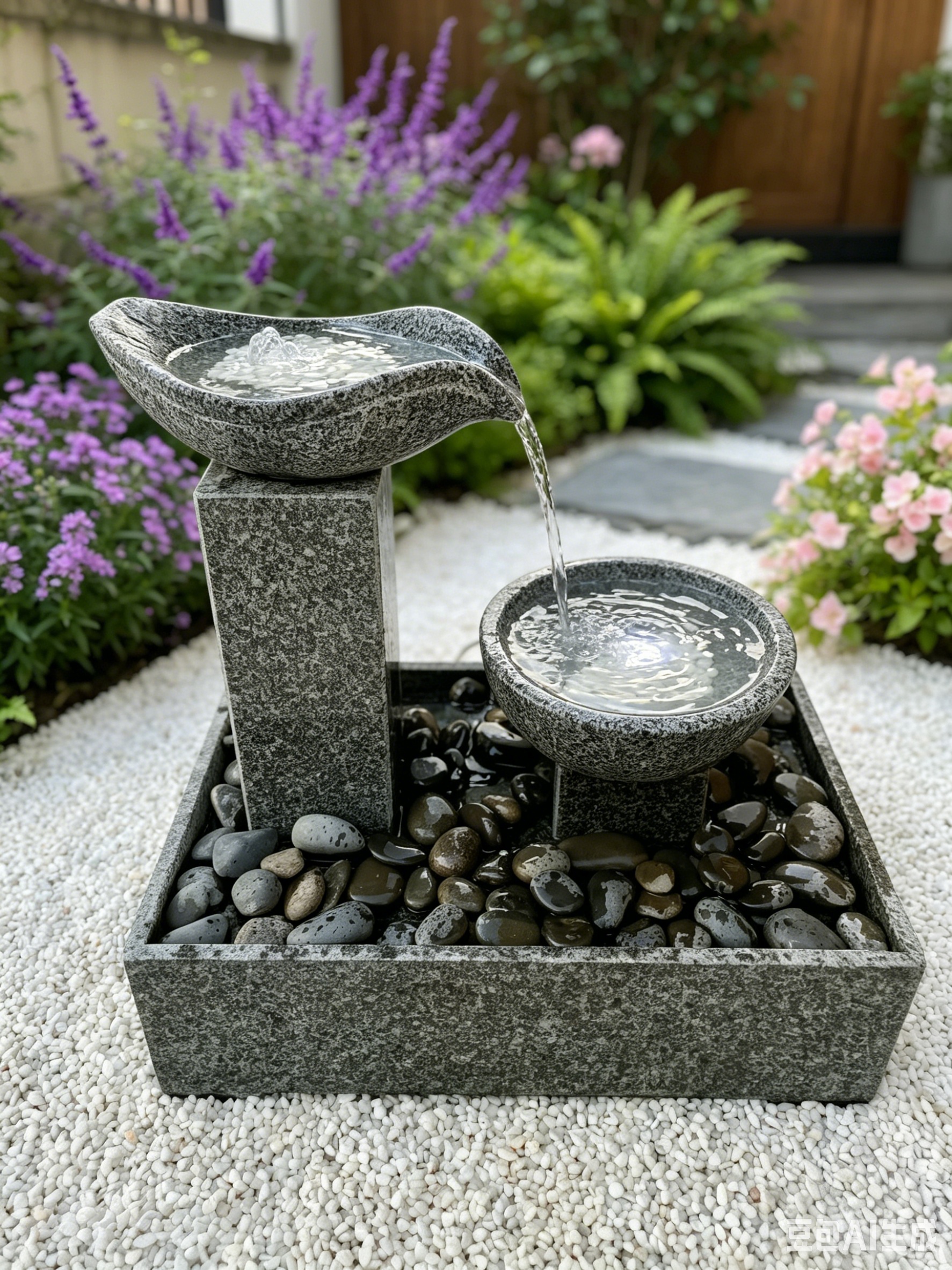Granite Fountains: Stone Water Features for the Courtyard
