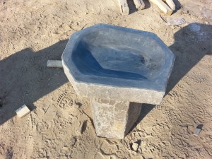 Basalt Birdbath - Magic Stone