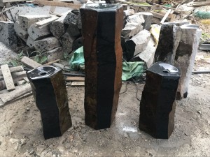 Basalt Pillar with 3 Polished Sides - Magic Stone