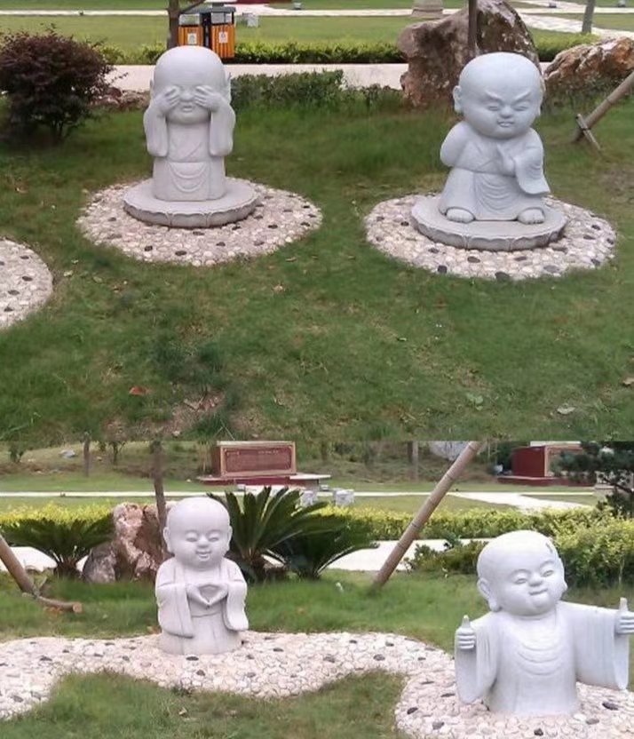 Natural stone Buddha statue