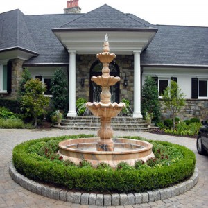 European Marble Stone Water Fountain