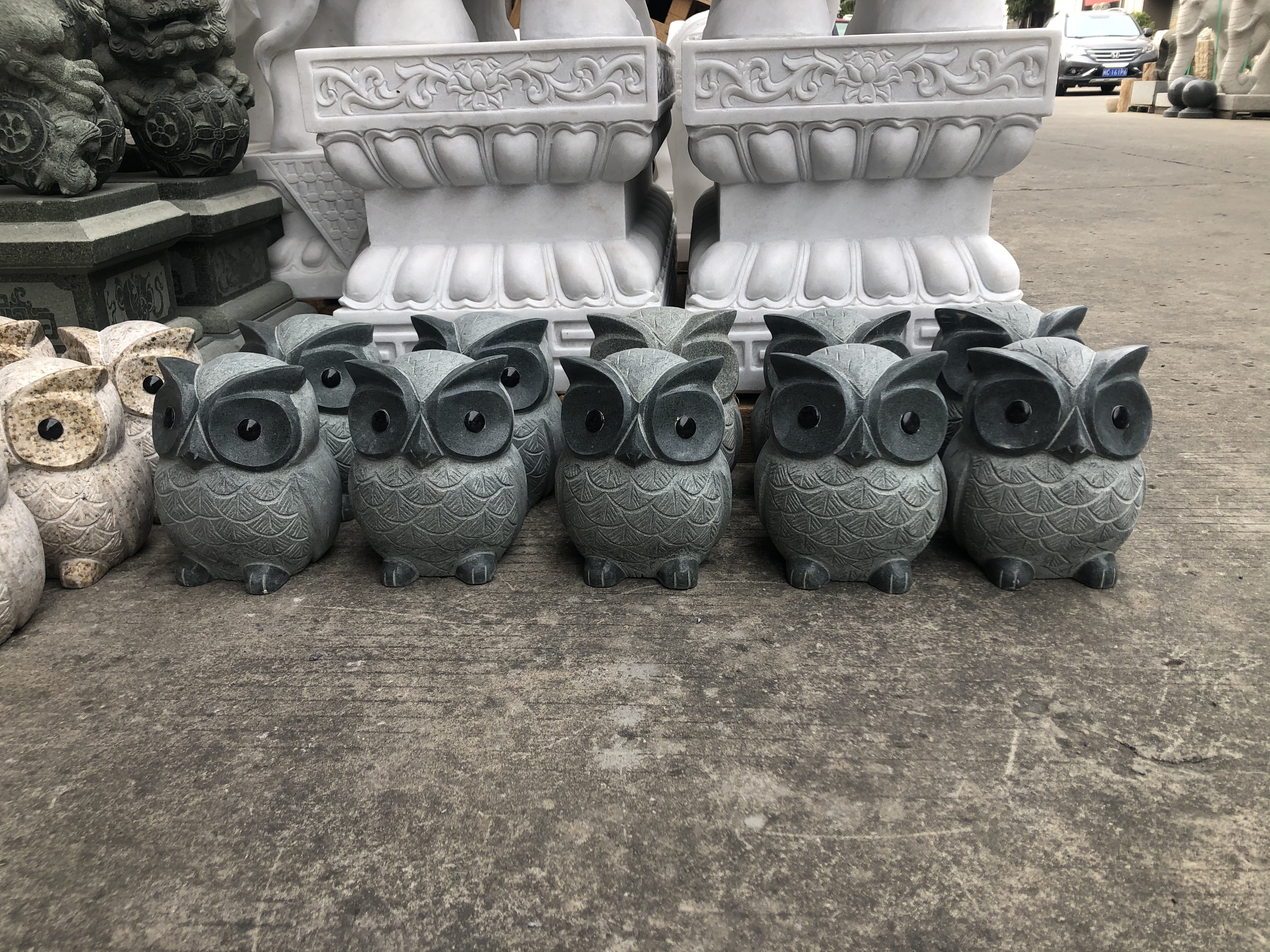 Granite Stone Owls (2)