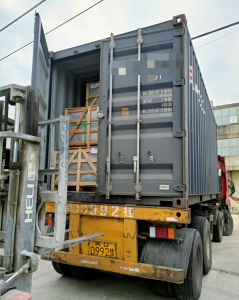 Granite Water Fountain loaded into container - Magic Stone (2)