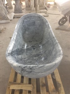 Grey Marble Bathtub - Magic Stone