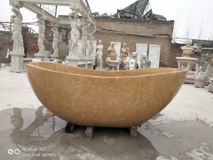 Henan Yellow Marble Bathtub - Magic Stone (5)