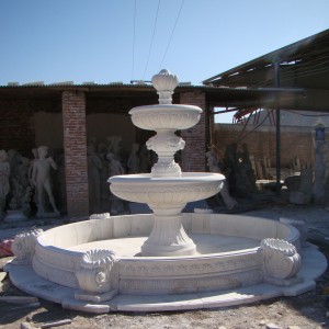 Hot sale European style marble fountain for garden