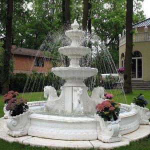 Hot sale European style marble fountain for garden