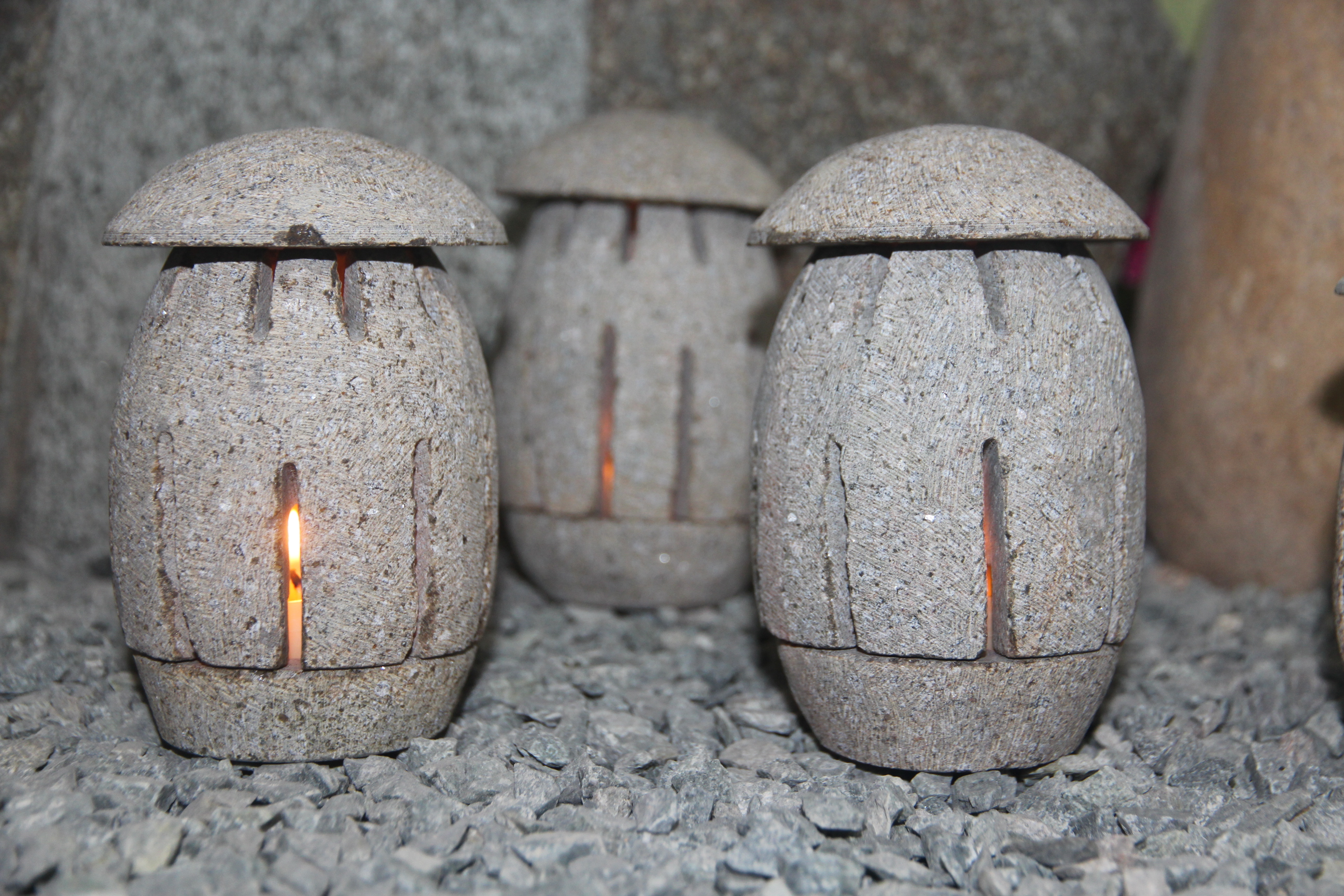 professional factory for Hot Spa Stones -
 Rock stone lantern for sale – Magic Stone