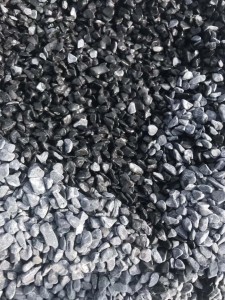 Black gravel stones,  2-4mm / 3-5mm / 5-7mm