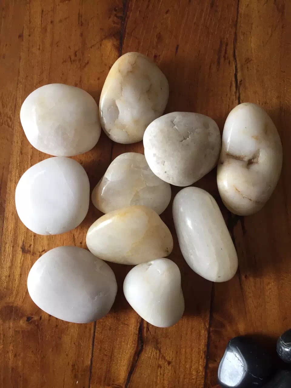OEM Supply Stone Birdbath -
 Polished White Pebble Stones, 1-2cm / 2-4cm / 3-5cm / 5-8cm – Magic Stone