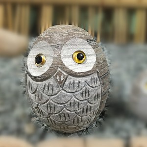 Special Design for Stone Edging -
 Garden ornament sculpture owl statue – Magic Stone