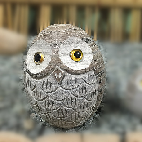 Special Design for Stone Edging -
 Garden ornament sculpture owl statue – Magic Stone