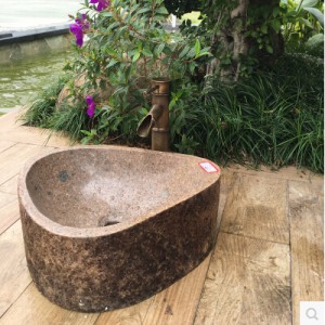 Natural stone vanity bathroom sinks