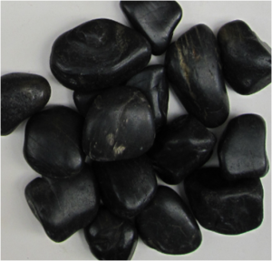 Polished Black Pebble Stone
