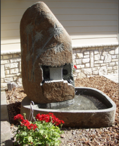 Cobble stone water fountain outdoor for sale