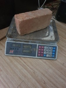 Thick Red Slice Clay Bricks