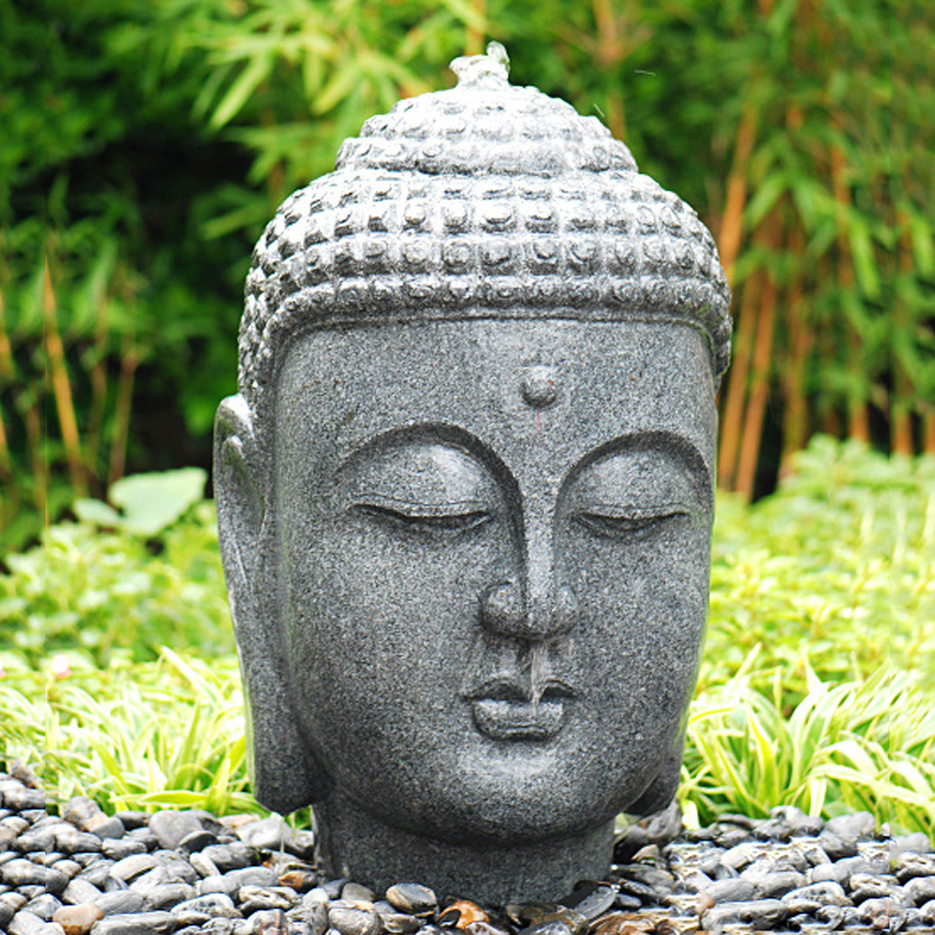 Wholesale-black-buddha-head-statue-decor