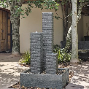 Modern Design Style Natural Stone Garden Water Fountains Parks Decorative Product with Graphic Design Solution Capability