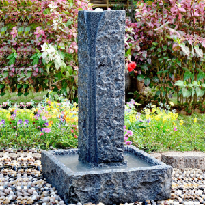 Outdoor Decor Granite Garden Water Fountain Ornaments Durable Stone Sculpture