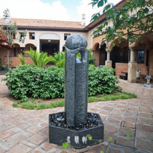 Granite stone water flow fountain  for sale
