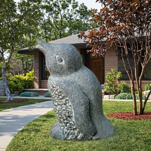 Handmade Modern Design Granite Bird Statue