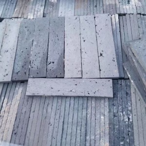 Grey Slice Wall Clay Bricks for Indoor Outdoor Dining Decoration – Antiqued Finish