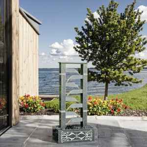 Custom Modern Granite Fountain Statue Durable Marble Garden Ornament for Park Hotel & Villa Custom Size Outdoor Use