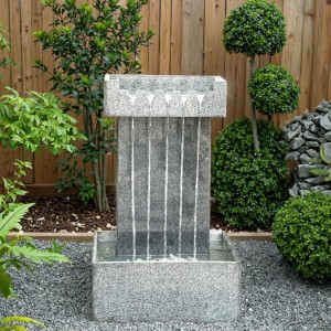 Modern Luxury Home Garden Water Fountain Handmade Granite Creative Design High for Wall Indoor Display for Hotels