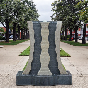 Outdoor Water Garden Fountain Hand Carved Traditional Granite Stone for Lake Park Hotel