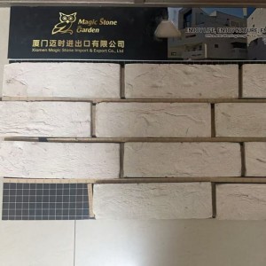 Autoclaved White Antique Fire Clay Bricks Thin Solid Exterior and Interior Wall Cladding Durable Fireproof Features