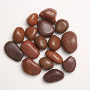 Wholesale High-Polished Red Pebble Stones