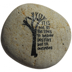 Custom Painted Pebble Art Gift – Unique Design Just for You