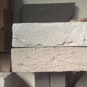 Old Mill Thin Cladding Bricks Solid White Clay Firebricks Sintered Technique