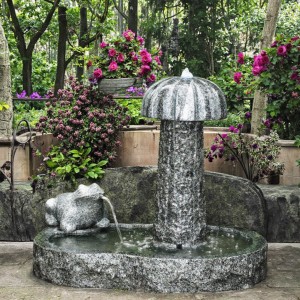 Hand Carved Traditional Outdoor Granite Stone Water Fountain Classical Home Garden Decoration for Villas for Park Natural Stones