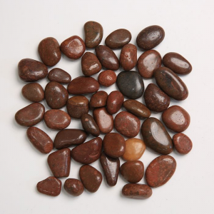 Wholesale High-Polished Red Pebble Stones
