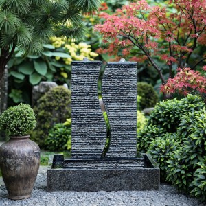 Granite Stone Water Wall Fountain Indoor and Outdoor Garden Decoration Feature Paintings Category