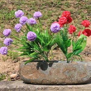 Wholesale cheap price small rock stone pot for decor