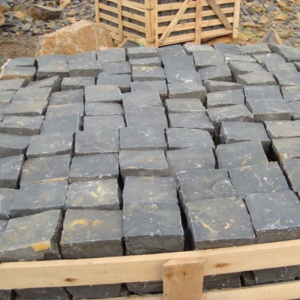 Basalt Cube Stepping Stone