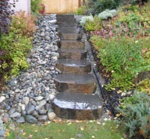 Basalt Polished Step Pavers