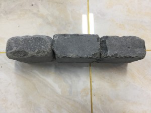Black Basalt Cube Paving Stone