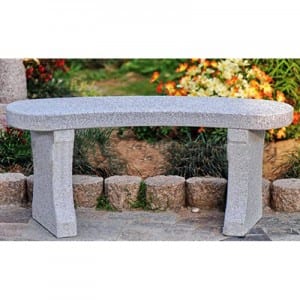 Wholesale patio granite stone used park benches garden chair