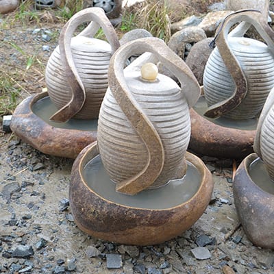 China OEM Stone Birdfeeder -
 Wholesale clay pot water fountains – Magic Stone