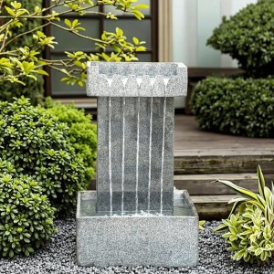 Modern Luxury Home Garden Water Fountain Handmade Granite Creative Design High for Wall Indoor Display for Hotels